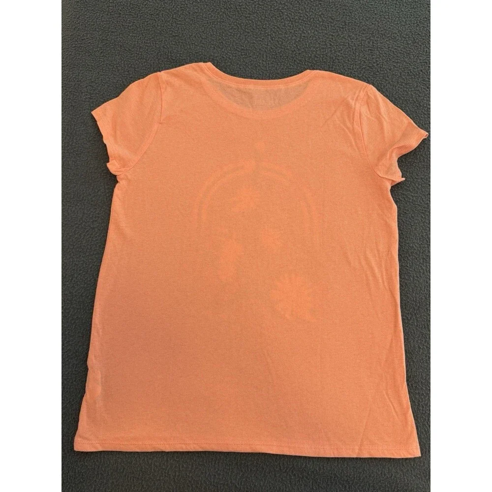 The Children's Place Girls L (10-12) Orange Butterfly Graphic Short Sleeve Tee